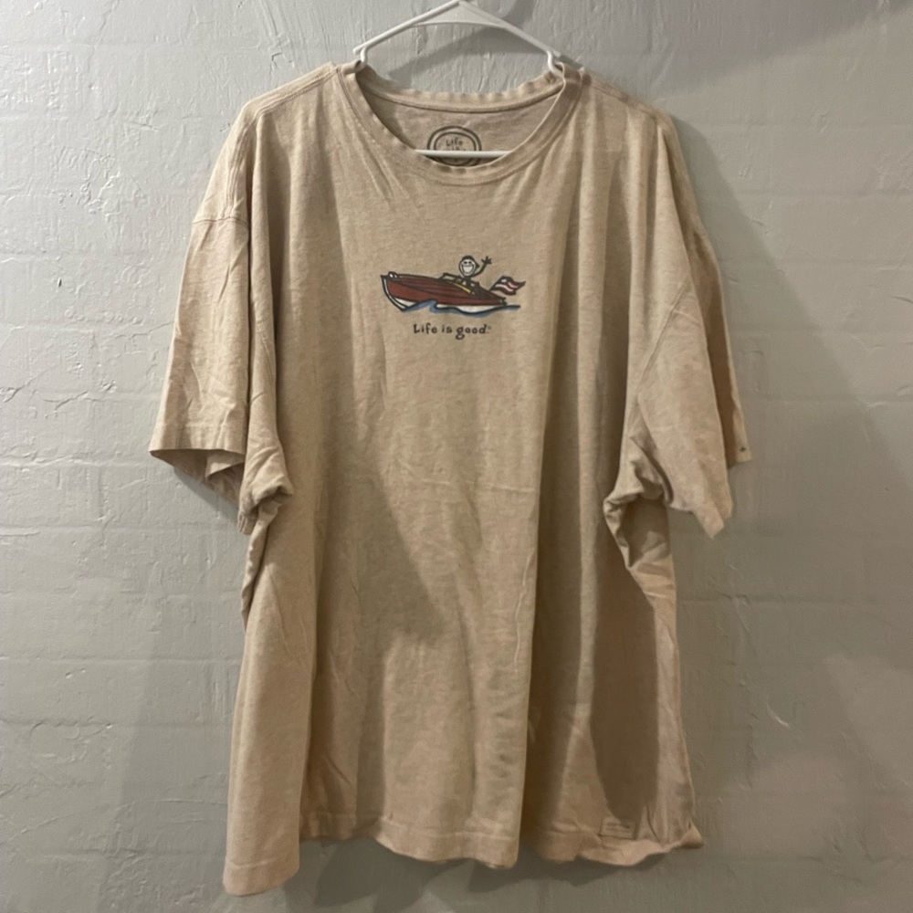 Life is Good Boat T-Shirt